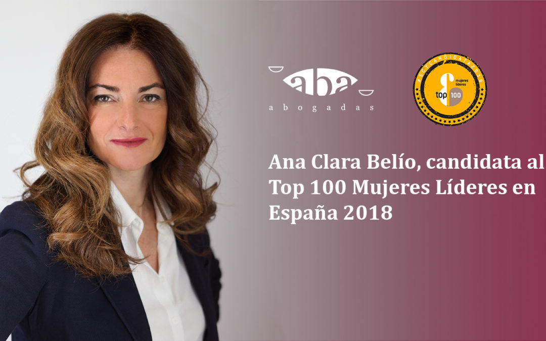 Ana Clara Belío, candidata al Top 100 Mujeres Líderes en España 2018