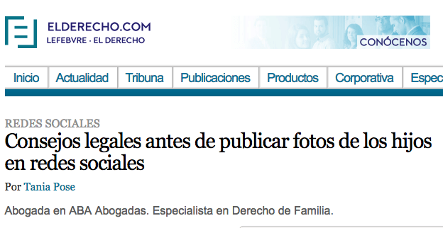 Consejos legales antes de publicar fotos de los hijos en redes sociales por Tania Pose