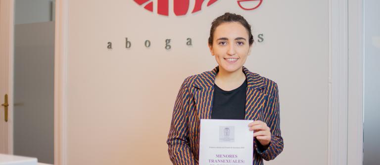 María Gemma Pérez, ganadora del Premio de Secciones 2018 del ICAM en la categoría de Igualdad