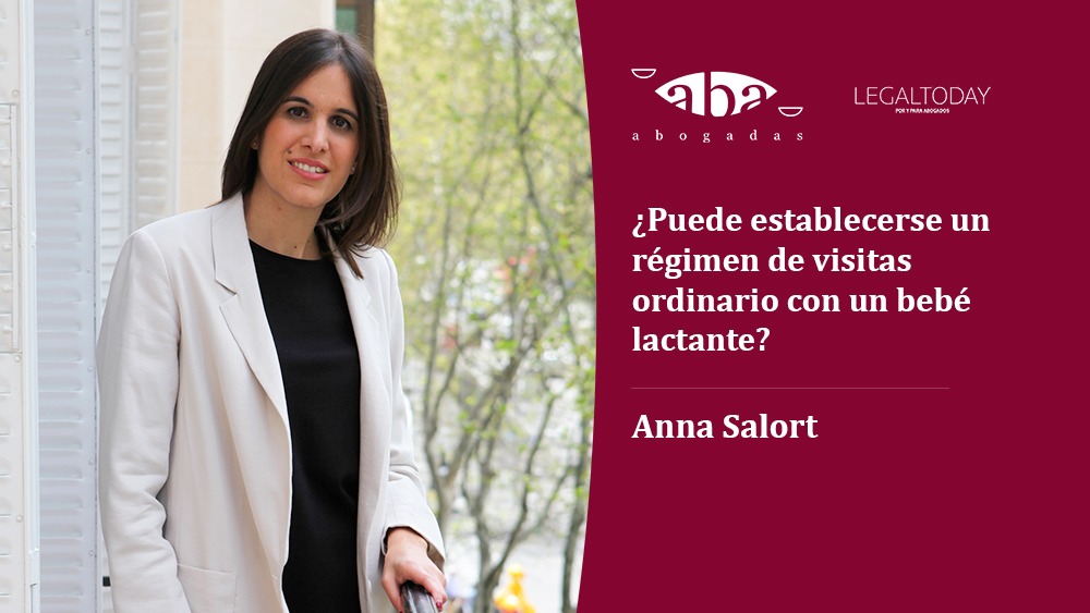 ¿Puede establecerse un régimen de visitas ordinario con un bebé lactante?