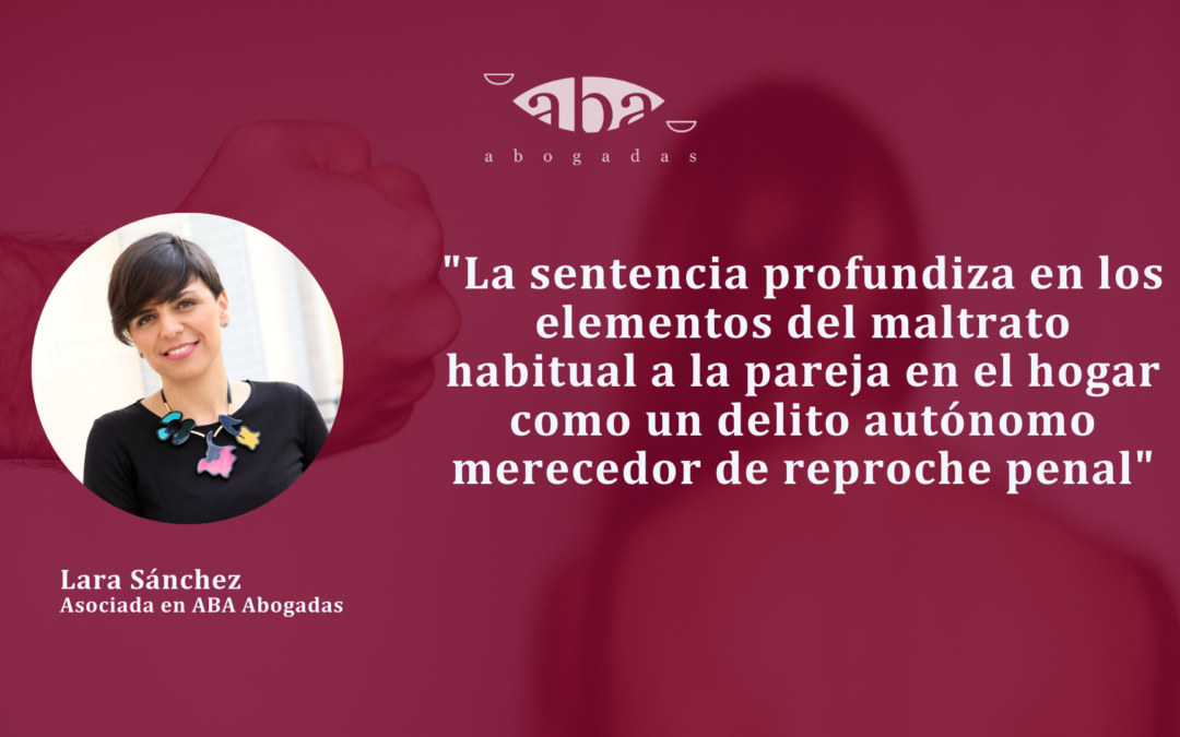 ¿Cuáles son los elementos del delito del maltrato habitual de la pareja en el hogar?