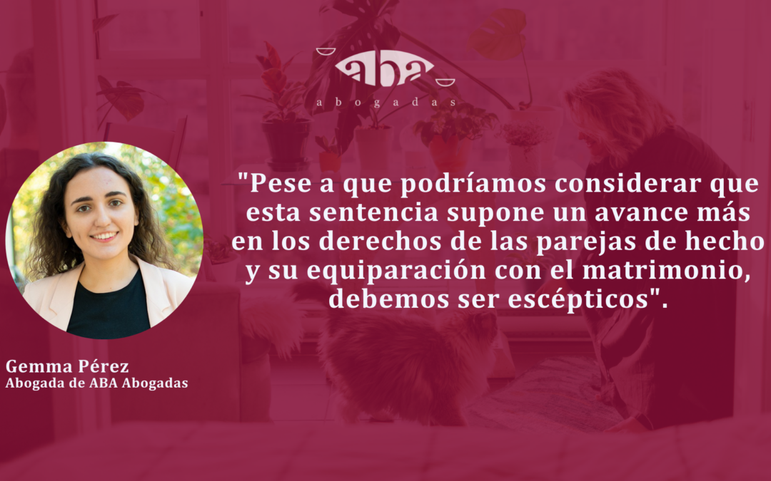 Fiscalidad de la pensión por dedicación al hogar en parejas de hecho: ¿un paso más hacia la equiparación con el matrimonio?