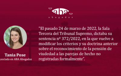 El Tribunal Supremo rectifica su doctrina y afirma que no cabe reconocer pensión de viudedad a parejas de hecho no inscritas