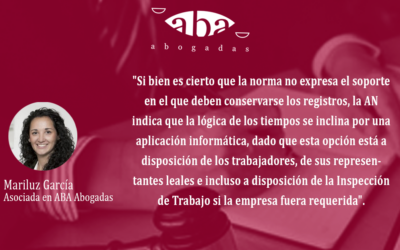 El registro del horario laboral en papel no es válido