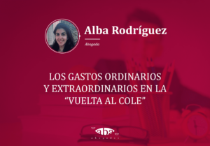 Los gastos ordinarios y extraordinarios en la "vuelta al cole"