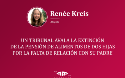 Un tribunal avala la extinción de la pensión de alimentos de dos hijas por la falta de relación con su padre
