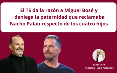 El TS da la razón a Miguel Bosé y deniega la paternidad que reclamaba Nacho Palau