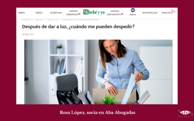 Después de dar a luz, ¿cuándo me pueden despedir?