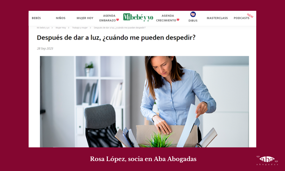 Después de dar a luz, ¿cuándo me pueden despedir?