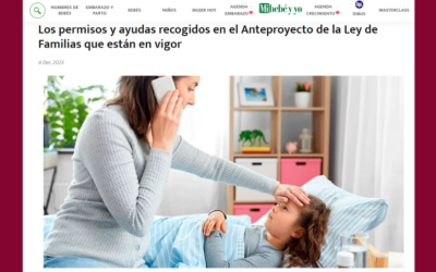 Los permisos y ayudas recogidos en el Anteproyecto de la Ley de Familias que están en vigor