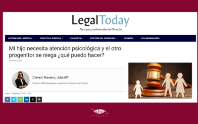 Mi hijo necesita atención psicológica y el otro progenitor se niega ¿qué puedo hacer?