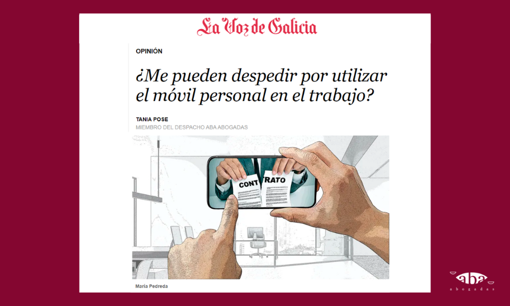 ¿Me pueden despedir por utilizar el móvil personal en el trabajo?