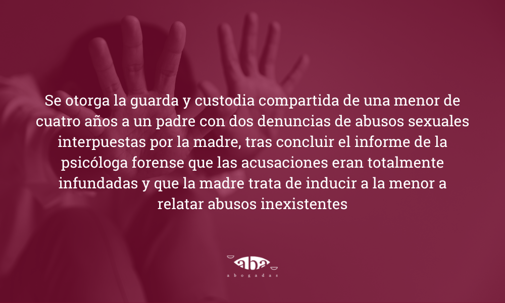 Juzgado otorga custodia compartida a un padre acusado falsamente de abusos por la madre