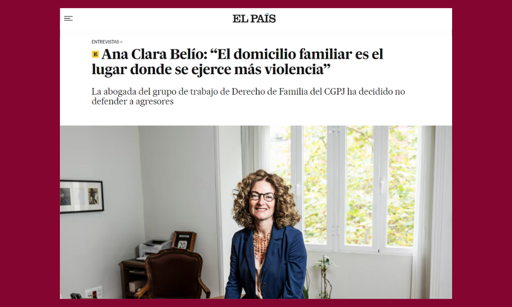 Ana Clara Belío: “El domicilio familiar es el lugar donde se ejerce más violencia”