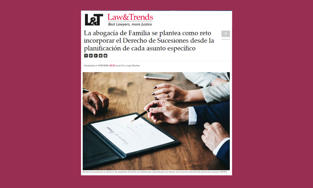 Law&Trends | Encarnación Roca destaca la importancia de integrar el Derecho de Sucesiones en los asuntos de familia